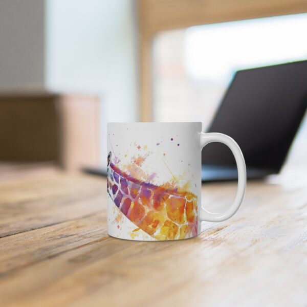 Aquarell Giraffe Keramik Tasse - Tierkunst für Ihr Zuhause