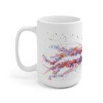 Aquarell Quallen Tasse - Unterwasserwelt Design für Kaffeeliebhaber