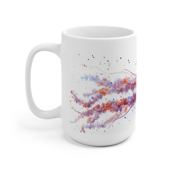 Aquarell Quallen Tasse - Unterwasserwelt Design für Kaffeeliebhaber