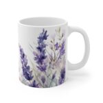 Lavendel Aquarell Tasse - Beruhigendes Blumenmotiv für Entspannung und Genuss