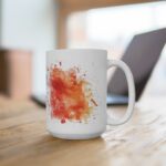 Italienflagge Aquarell Tasse – Becher für Italien-Liebhaber mit Nationalfarben-Design