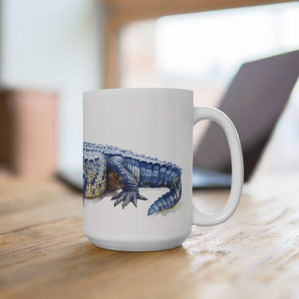 Krokodil Aquarell Tasse - Wildtier Design Becher für Tierliebhaber und Abenteurer