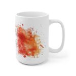 Italienflagge Aquarell Tasse – Becher für Italien-Liebhaber mit Nationalfarben-Design