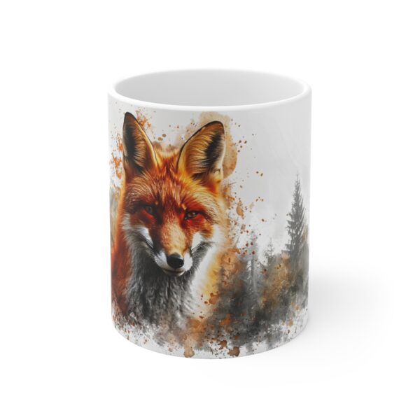 Aquarell Fuchs Tasse - Charmantes Keramikdesign für jeden Anlass