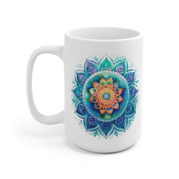 "Personalisierte Aquarell Mandala Tasse - Perfektes Geschenk für Kaffeeliebhaber"