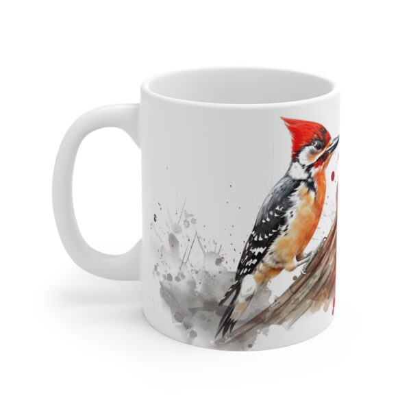 Specht Vogel Aquarell Becher - Einzigartiges Design für Naturliebhaber