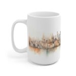 Aquarell Skyline Paris Tasse - Bedruckte Kaffeetasse als Geschenk