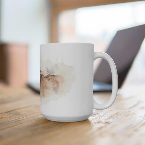 Aquarell Pferde Tasse – Kreatives Geschenk für Pferdefans