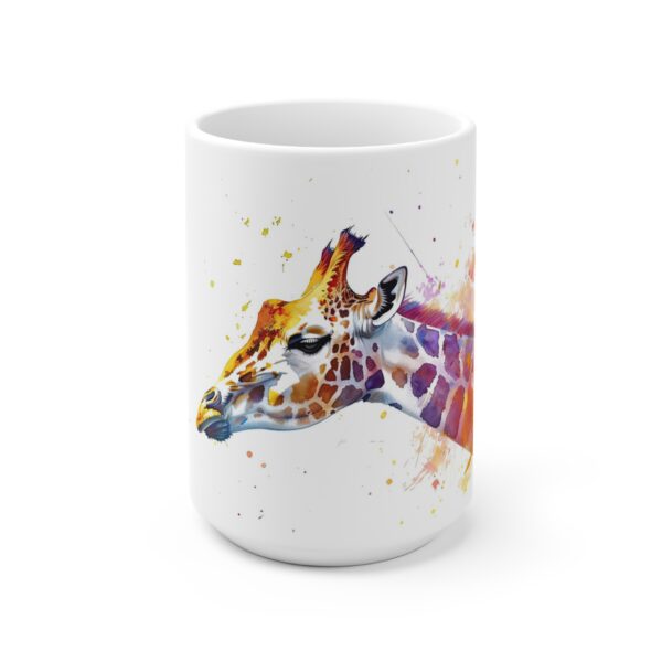 Aquarell Giraffe Keramik Tasse - Tierkunst für Ihr Zuhause