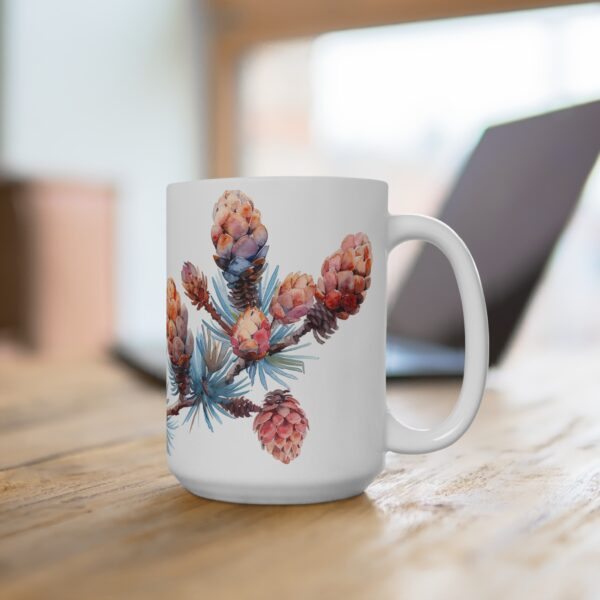 Tasse Aquarell Tannenzweig aus Keramik – Stilvolles Design für jeden Anlass