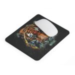 Tiger Portrait Mauspad – Rutschfestes Aquarell-Design für Hobby und Büro