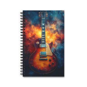 Aquarell Notizbuch im Les Paul Sunburst Stil