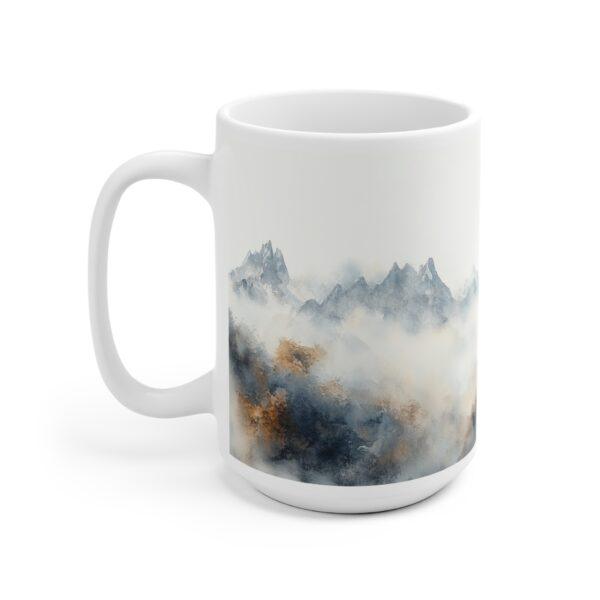 Aquarell Tasse mit Löwen-Motiv - Kaffeetasse für Tierliebhaber im Wildtier-Design