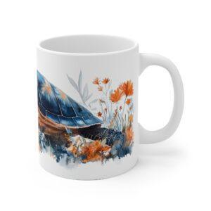 Aquarell Meeresschildkröte Tasse – Ozean Kaffeetasse für Tierliebhaber