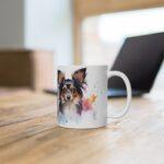 Niedliche Hunde Aquarell Tasse - Verspieltes Hundemotiv für Hundefreunde und Tierliebhaber