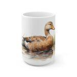 Enten Aquarell Tasse - Farbige Becher für Natur- und Vogelliebhaber