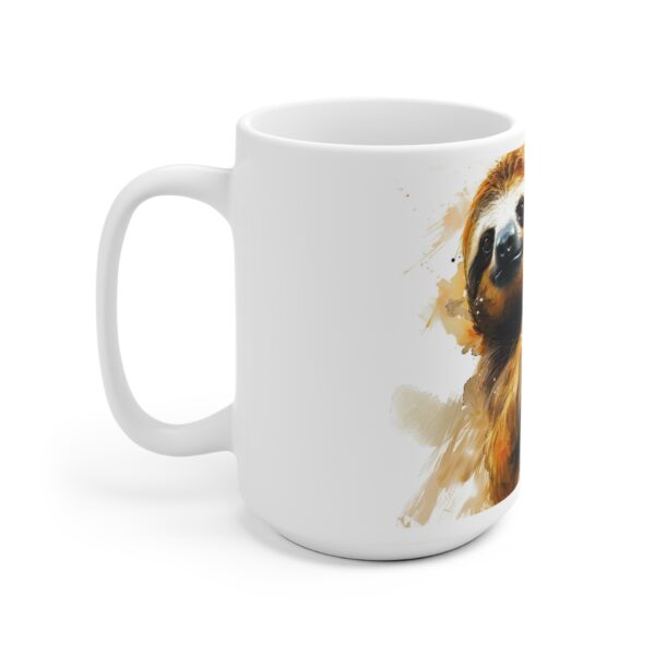 Aquarell Faultier Keramikbecher - Hochwertige Tasse für Kaffeeliebhaber