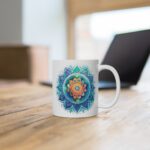 "Personalisierte Aquarell Mandala Tasse - Perfektes Geschenk für Kaffeeliebhaber"