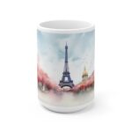 Eiffelturm Aquarell Tasse - Pariser Flair für Kunst- und Reisebegeisterte