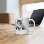 Niedliche Kätzchen Tasse - Aquarell Becher für Katzenliebhaber