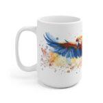 Aquarell Papagei Tasse - Tropisches Vogel-Design für Tierliebhaber