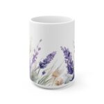 Lavendel Aquarell Tasse - Beruhigendes Blumenmotiv für Entspannung und Genuss