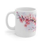 Kirschblüten Aquarell Tasse - Frühlingshaftes Design für Blumenliebhaber und Romantiker