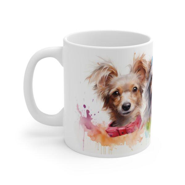 Niedliche Hunde Aquarell Tasse - Verspieltes Hundemotiv für Hundefreunde und Tierliebhaber