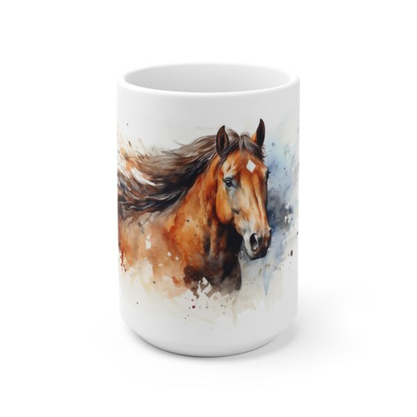 Kreative Aquarell Pferde Tasse – Perfektes Geschenk für Pferdefans