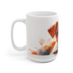 Jack Russell Terrier Aquarell Keramiktasse – idealer Kaffeebecher für Hundefans