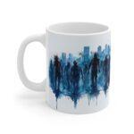 Keramiktasse Zombiehorde Aquarelldesign - Hochwertiger Druck für Kaffee und Tee