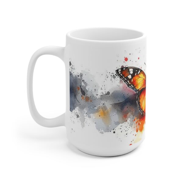 Farbenfrohe Aquarell Schmetterling Tasse aus Keramik - Ideal für jeden Anlass