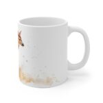 Aquarell Rehkitz Tasse aus Keramik – Charmantes Design für Liebhaber von Naturmotiven