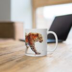 Leopard Aquarell Tasse - Becher im Wildtier Design für Natur- und Tierliebhaber