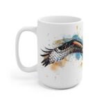 Fischadler Aquarell Becher aus Keramik - Stilvolles Design für Vogel-Liebhaber