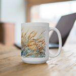 Aquarell Tasse mit Landschafts-Motiv – Ideales Geschenk für Natur- und Landwirtschaftsfreunde