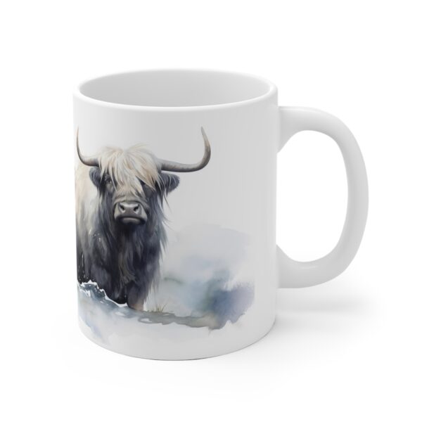 Majestätische Yak Aquarell Tasse – Becher für Naturliebhaber und Wildnisfreunde