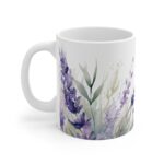 Lavendel Aquarell Tasse - Beruhigendes Blumenmotiv für Entspannung und Genuss