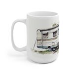 Aquarell Wohnmobil Tasse – Ideales Geschenk für Camping-Fans