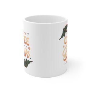 "Motivierende Kaffeetasse mit inspirierendem Spruch - Ideal für Kaffeeliebhaber und das Büro"