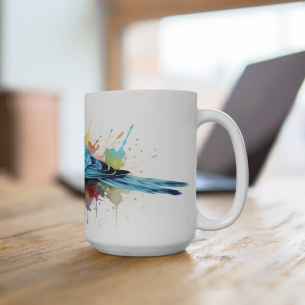 Wellensittich Tasse im Aquarell Design für Vogelliebhaber und Naturfreunde