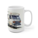 Aquarell Wohnmobil Tasse – Ideales Geschenk für Camping-Fans