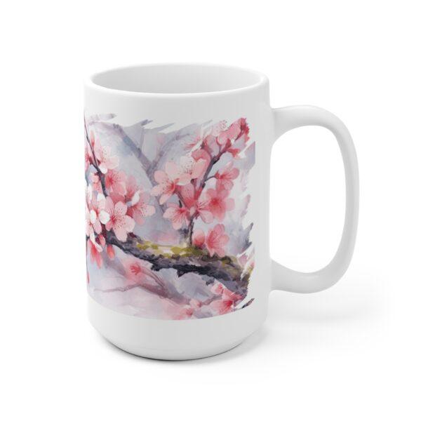 Kirschblüten Aquarell Tasse - Frühlingshaftes Design für Blumenliebhaber und Romantiker