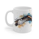 Fischadler Aquarell Becher aus Keramik - Stilvolles Design für Vogel-Liebhaber