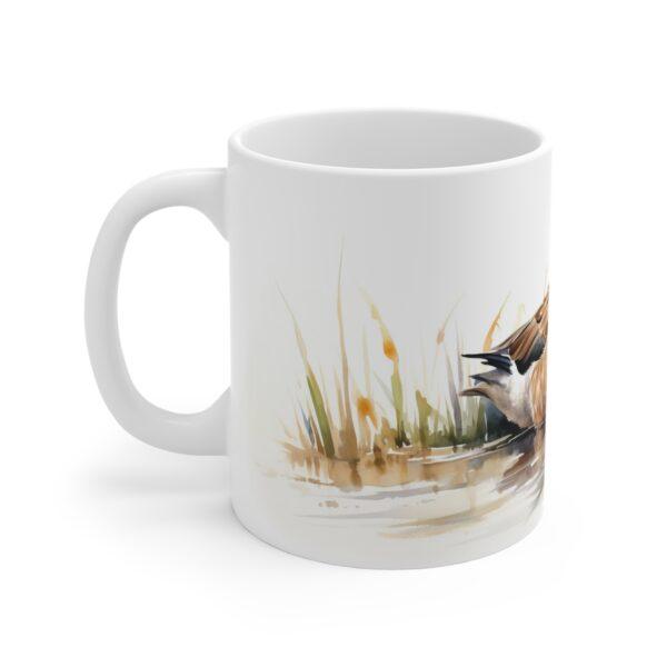 Enten Aquarell Tasse - Farbige Becher für Natur- und Vogelliebhaber