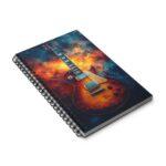 Aquarell Notizbuch im Les Paul Sunburst Stil