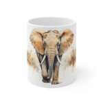 Aquarell Elefant Keramiktasse - Ideales Geschenk für Tierliebhaber