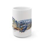 Krokodil Aquarell Tasse - Wildtier Design Becher für Tierliebhaber und Abenteurer