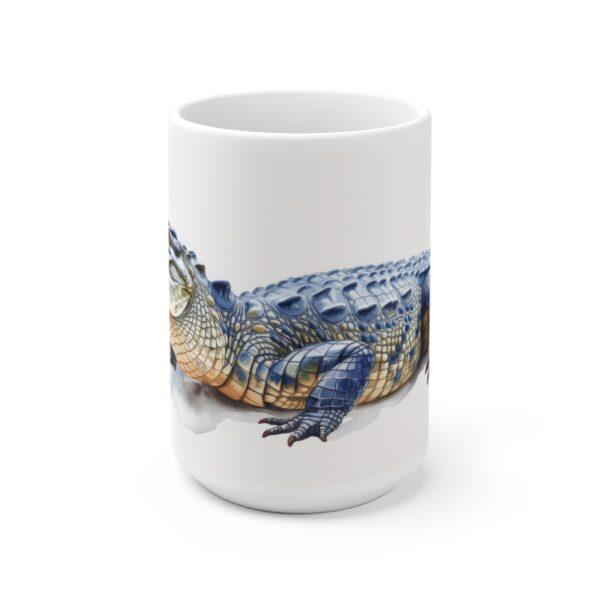 Krokodil Aquarell Tasse - Wildtier Design Becher für Tierliebhaber und Abenteurer