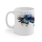 Aquarell Tasse mit Fliegendem Falken - Keramik für Künstler und Naturliebhaber